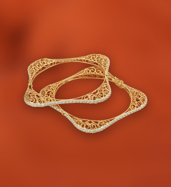 Bangles & Bracelets | Devi Bangles( 1gm Gold ) ...1 Pair | Freeup